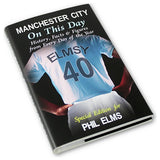 Personalised Manchester City hardback book 19.3 cm (British brand)