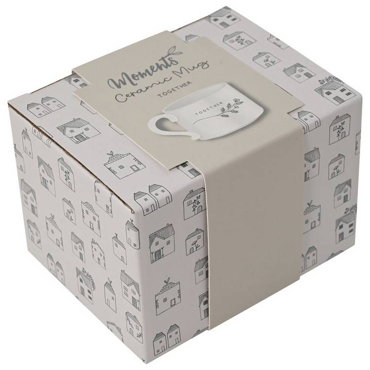 Moments Great Day floral stoneware mug 275ml, imported from the UK