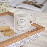 Moments Great Day floral stoneware mug 275ml, imported from the UK