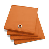 Argos Home orange fabric storage boxes set of 4, imported from the UK