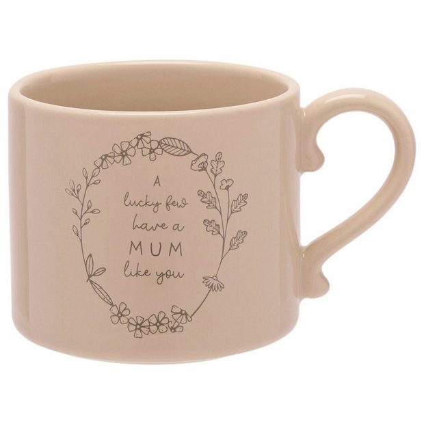 Moments Mum Like You stoneware mug 275ml - British product
