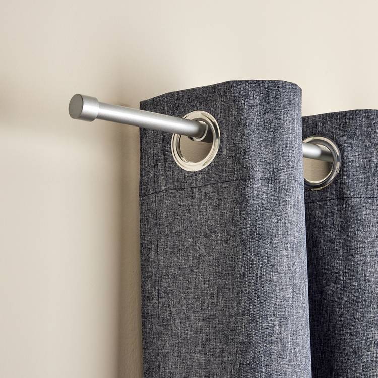 Argos Home silver extendable curtain pole 165-300cm - British product