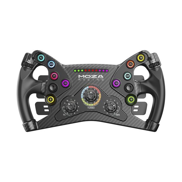 MOZA KS steering wheel 300mm carbon fibre, UK version