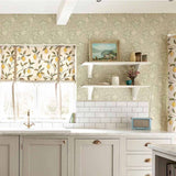 Argos Morris & Co. Apple and Leaves Green Floral Wallpaper- Buy online at McGrocer
