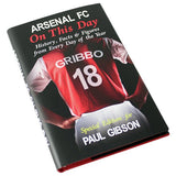 Arsenal On This Day hardback personalised book UK version