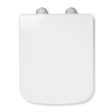 Croydex Leven square toilet seat white, imported from the UK