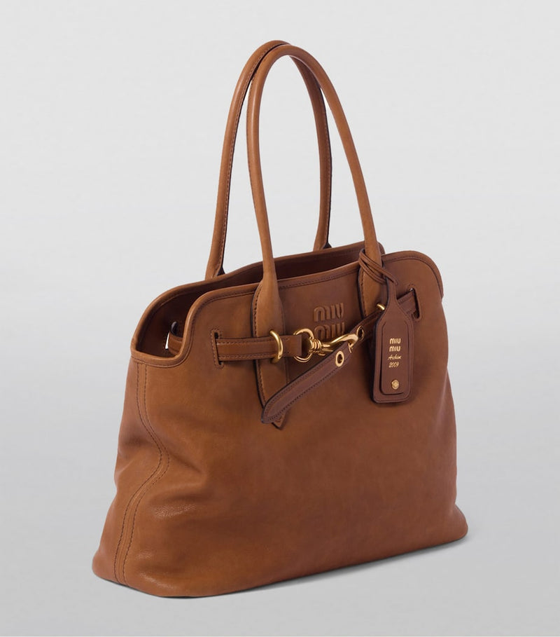 Miu Miu Aventure top-handle bag nappa leather, UK version