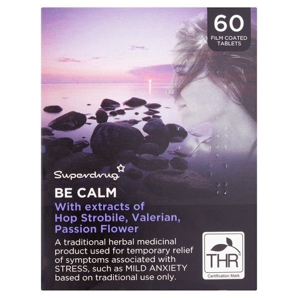 Superdrug Be Calm Tablets x 60 GOODS Superdrug