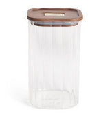 Harrods Harrods Large Storage Jar Premium Glass Jar- Buy online at McGrocer