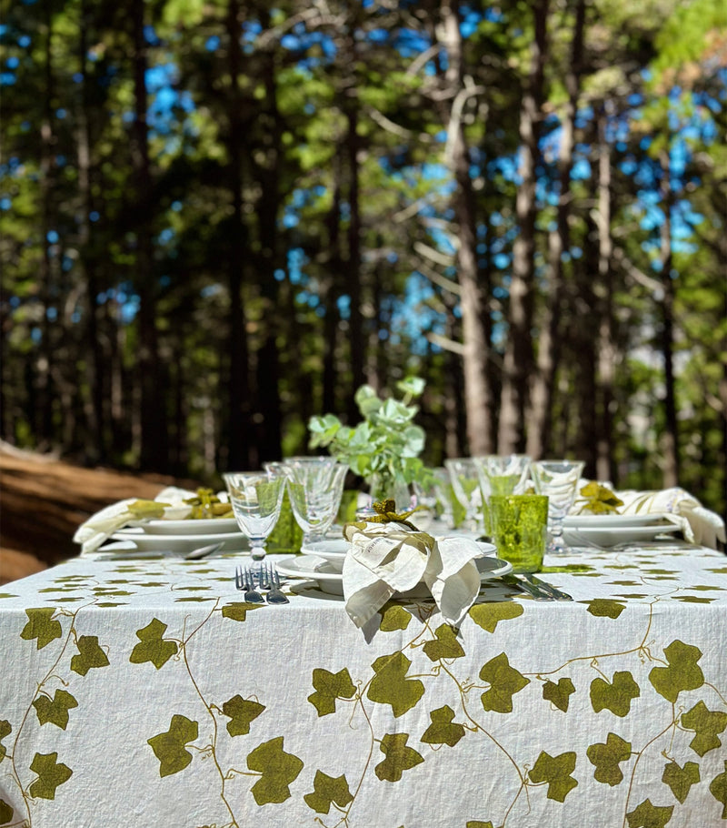 Summerill & Bishop Linen Ivy Napkin 50cm x 50cm (British brand)