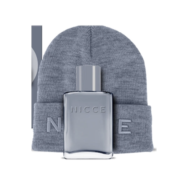 Nicce men's eau de toilette gift set 100ml with beanie hat, imported from the UK