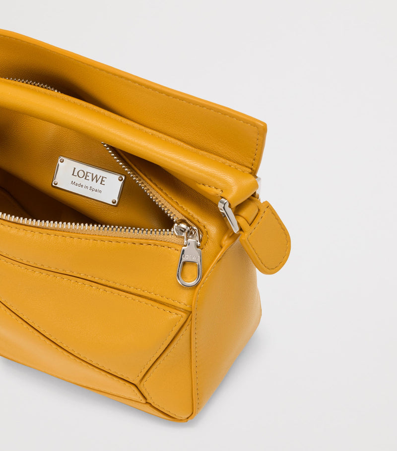 LOEWE Mini Lambskin Puzzle Top-Handle Bag, UK version