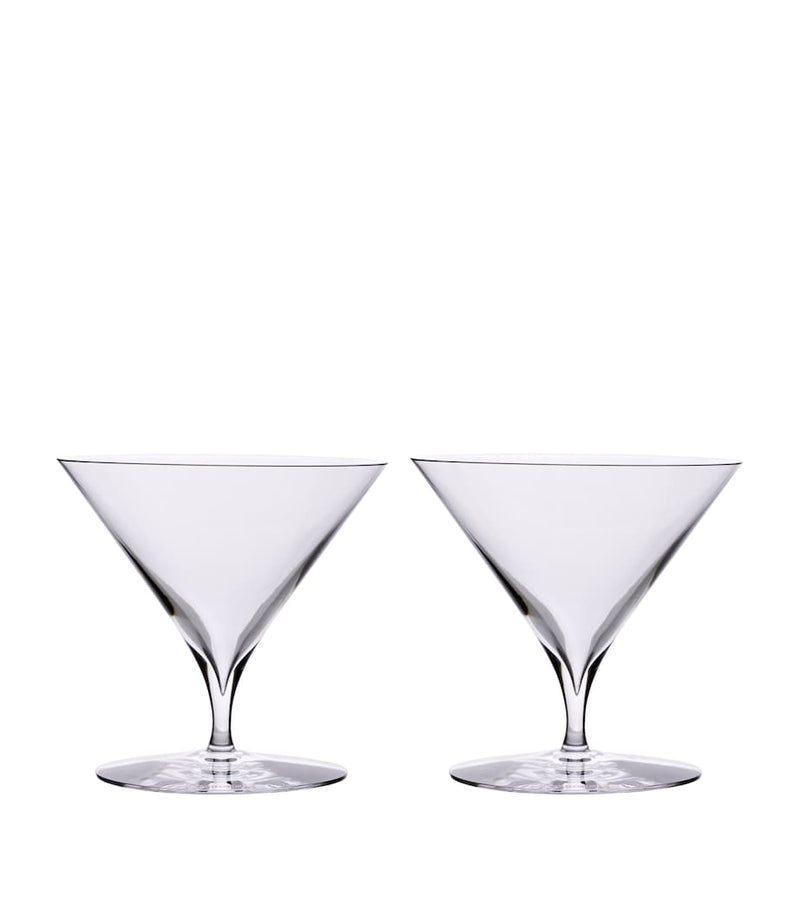 Waterford Elegance martini glasses set of 2 (British brand)