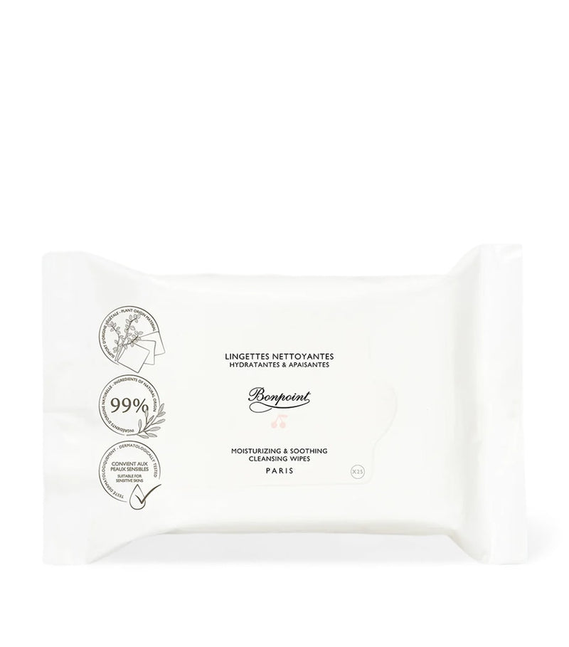 Bonpoint face and body cleansing wipes (British brand)