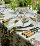 Summerill & Bishop Herb Garden Linen Tablecloth 165cm x 380cm (British brand)