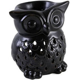 Superdrug Something Different Black Owl Oil Burner Home Fragrance Bowl 12cm x 11cm x 8cm- Buy online at McGrocer