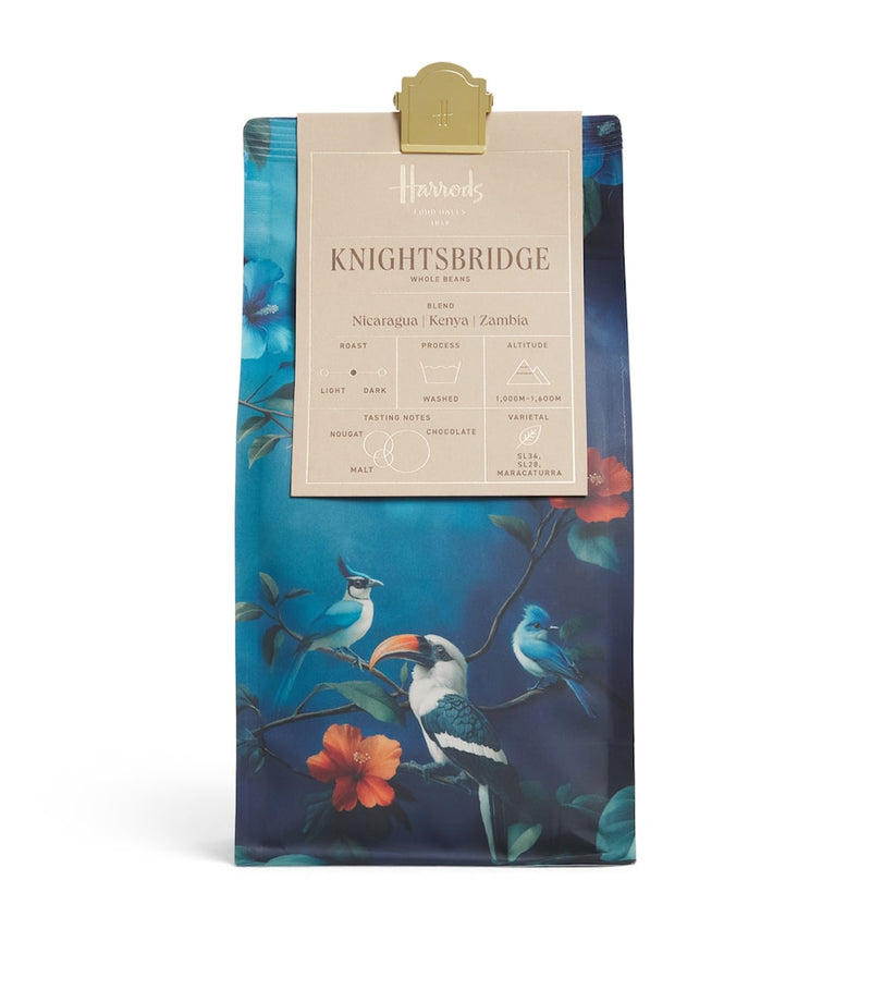Harrods Knightsbridge Blend coffee beans 250g British brand