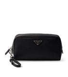 Prada Saffiano leather triangle pouch, imported from the UK