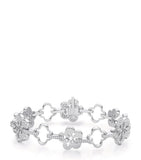 Boodles white gold diamond blossom bracelet 19cm, UK version