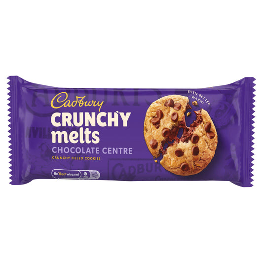 Cadbury Crunchy Melts Chocolate Centre Chocolate Chip Cookies 156g GOODS Sainsburys   