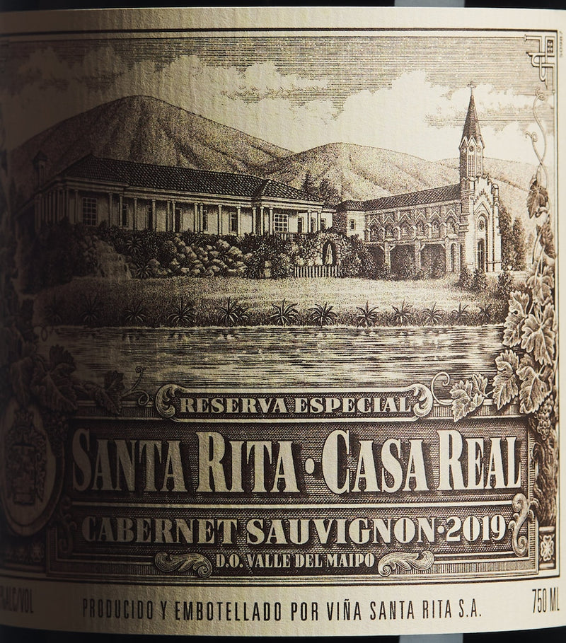 Santa Rita Casa Real Cabernet Sauvignon 2019 75cl, UK version