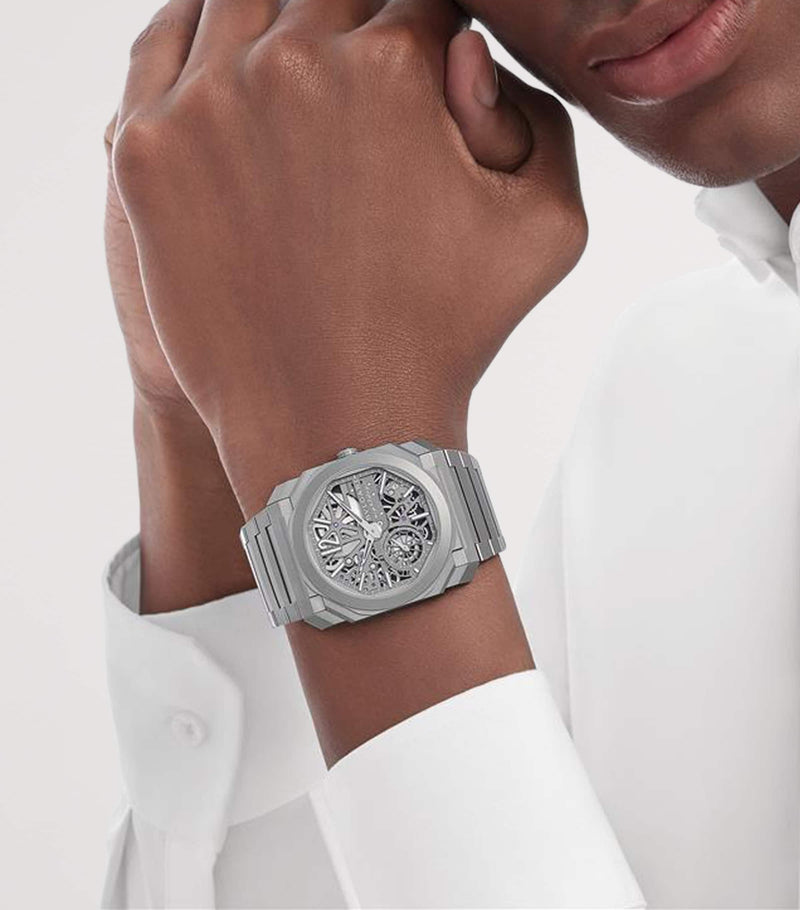 Bvlgari Octo Finissimo Skeleton 8 Days watch 40mm, imported from the UK