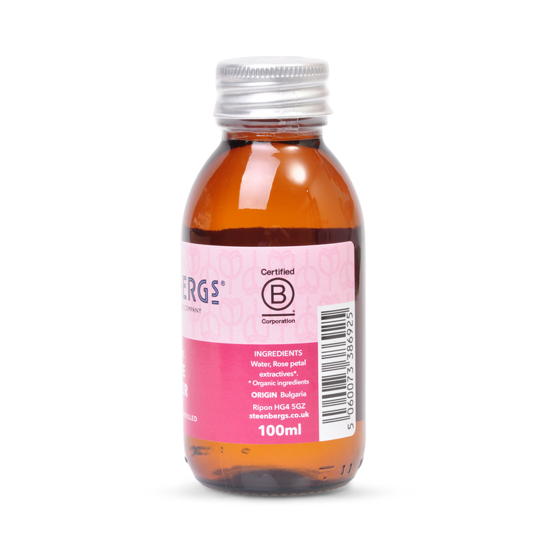 Steenbergs Organic Rose Water 100ml, UK version