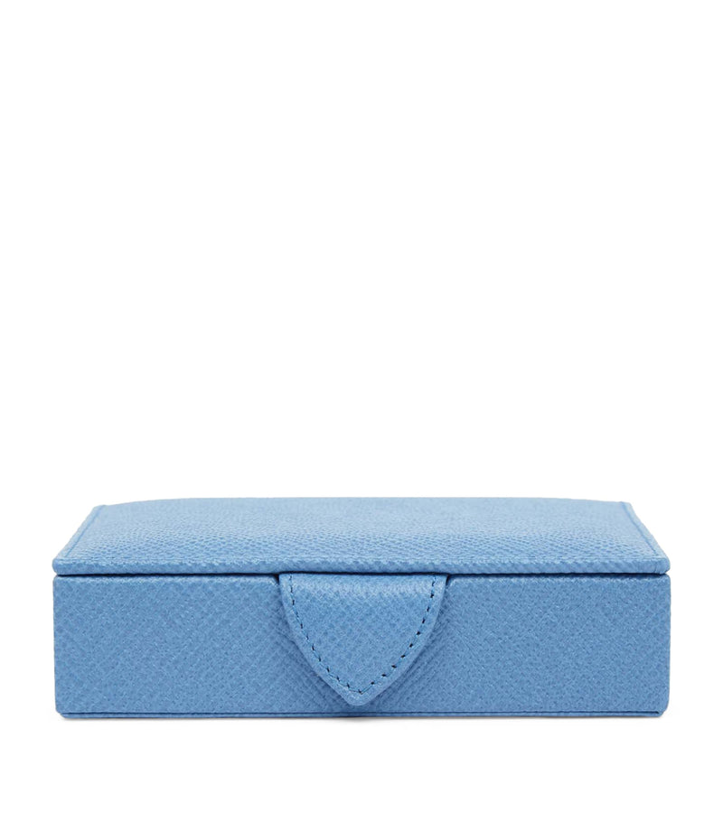 Smythson Small Panama Leather Jewellery Box (British brand)