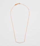 Harrods rose gold graduating diamond pendant necklace 0.50ct, UK version