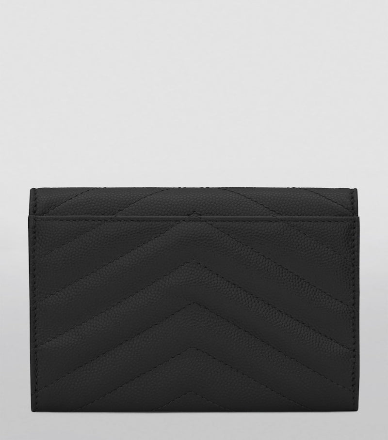 Saint Laurent leather quilted wallet, UK version