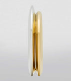 Saint Laurent peaked cuff bracelets gold and silver set, UK version