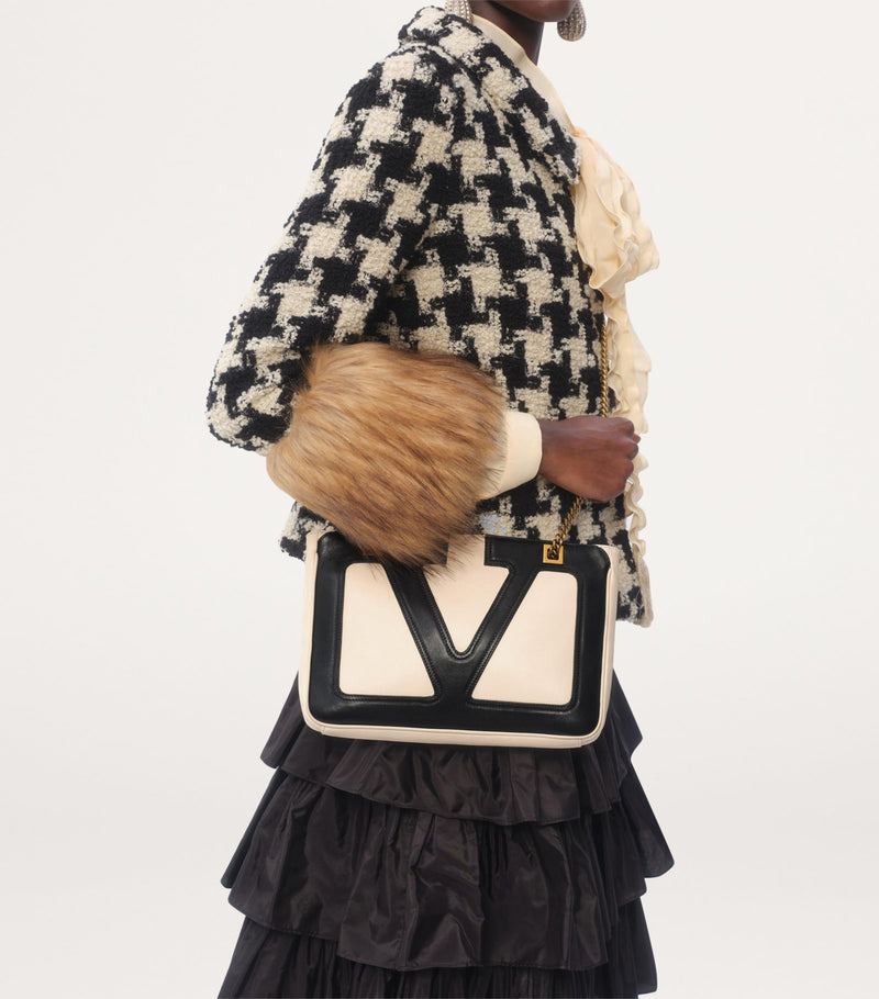 Valentino Garavani small lambskin Viva Superstar tote bag - British product