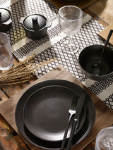 Next Black Bronx 12 Piece Stoneware Dinner Set- Buy online at McGrocer