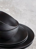 Black Bronx 12 piece dinner set - British product