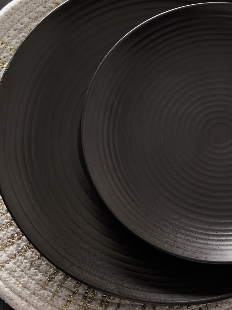 Black Bronx 12 piece dinner set - British product