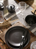 Black Bronx 12 piece dinner set - British product