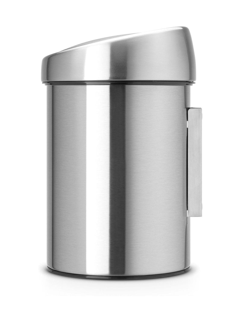 Brabantia Matt Steel Fingerprint Proof 3L Touch Bin - British product