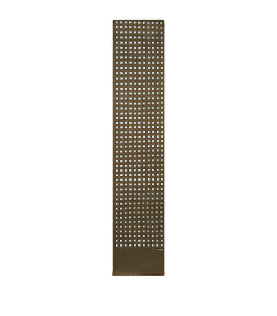 Harrods TOM FORD Mulberry Silk Printed Scarf 20cm x 180cm- Buy online at McGrocer