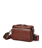 Aspinal of London pebbled leather messenger bag, UK version