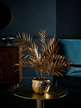 Next Gold Artificial Palm Tree In Ceramic Pot- Buy online at McGrocer