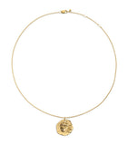 Monica Vinader gold vermeil zodiac Gemini necklace (British brand)