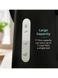Tower Black Scandi electric kettle 1.7L (British brand)