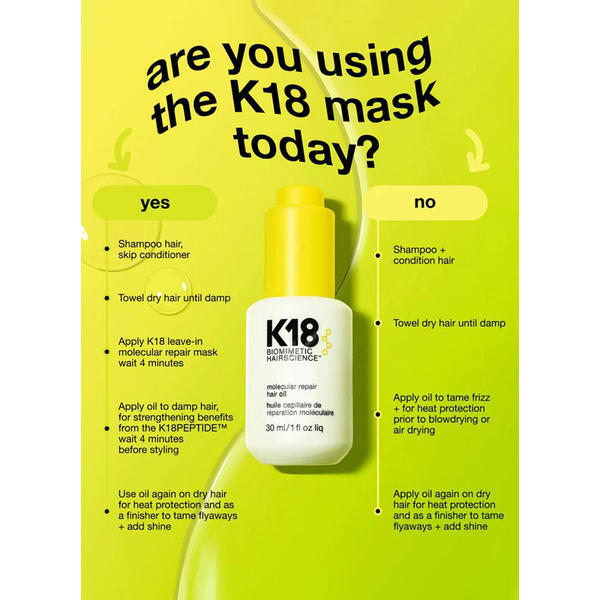K18 Molecular Repair Oil 30ml Duo, UK version
