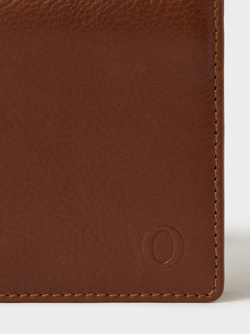 Osprey London brown leather billfold wallet, UK version