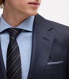 BOSS patterned pocket square, imported from the UK