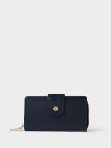 Next Osprey London The Adaline Medium Leather Matinee Purse Blue- Buy online at McGrocer
