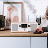 Pure Classic C-D6 DAB+/FM radio Bluetooth Oakwood - British product