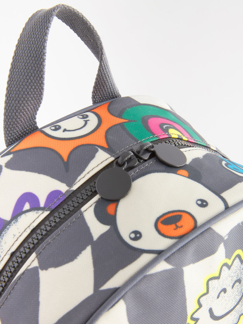 Check Fun Faces backpack for kids, imported from the UK