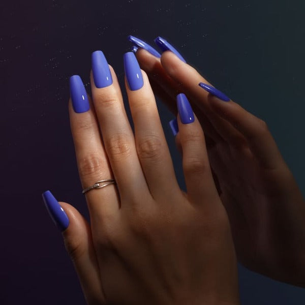 Bluesky blue azure gel nail polish - British product
