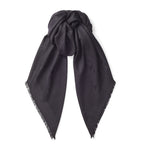 Jimmy Choo Emani silk-wool scarf 140x140cm (British brand)